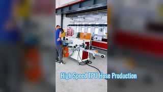 สายการอัดรีดท่อลมลม TPU ความเร็วสูง
