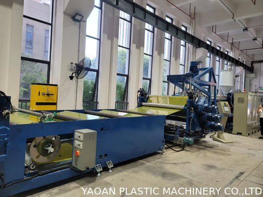 เครื่องอัดรีดแผ่น PE 160kw ขนาด 25,000 * 2000 * 2500 มม