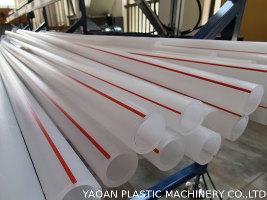 พลาสติก PE HDPE PPR น้ําก๊าซน้ํามันอุปทานท่อ Tube Extrusion สายการผลิต Single Screw Extruder Hose การทําเครื่อง