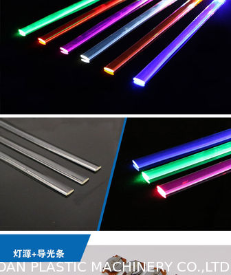 AF-65 TPU Solid Sticks Bar & Tubes สายการผลิต extrusion สําหรับ LED Light Guide Strip